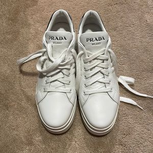 Prada Leather Sneakers